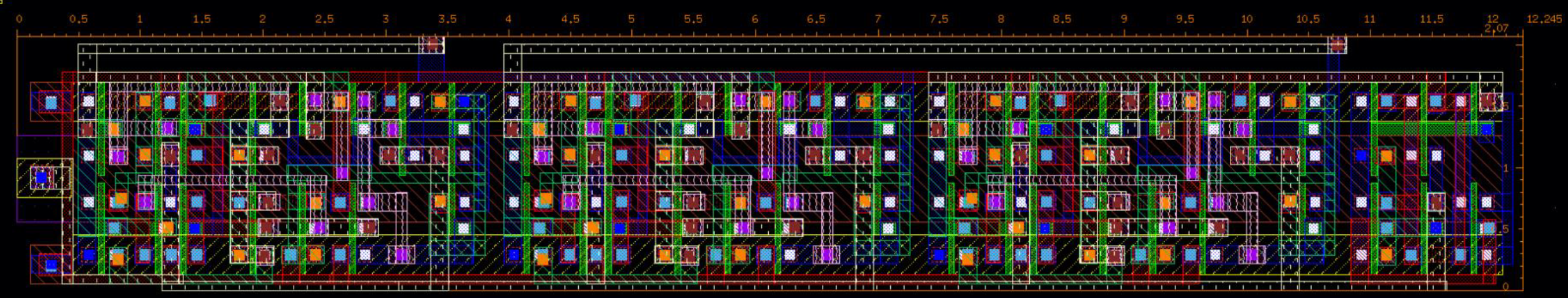 Picture of an 8 bit CPU made on breadboards